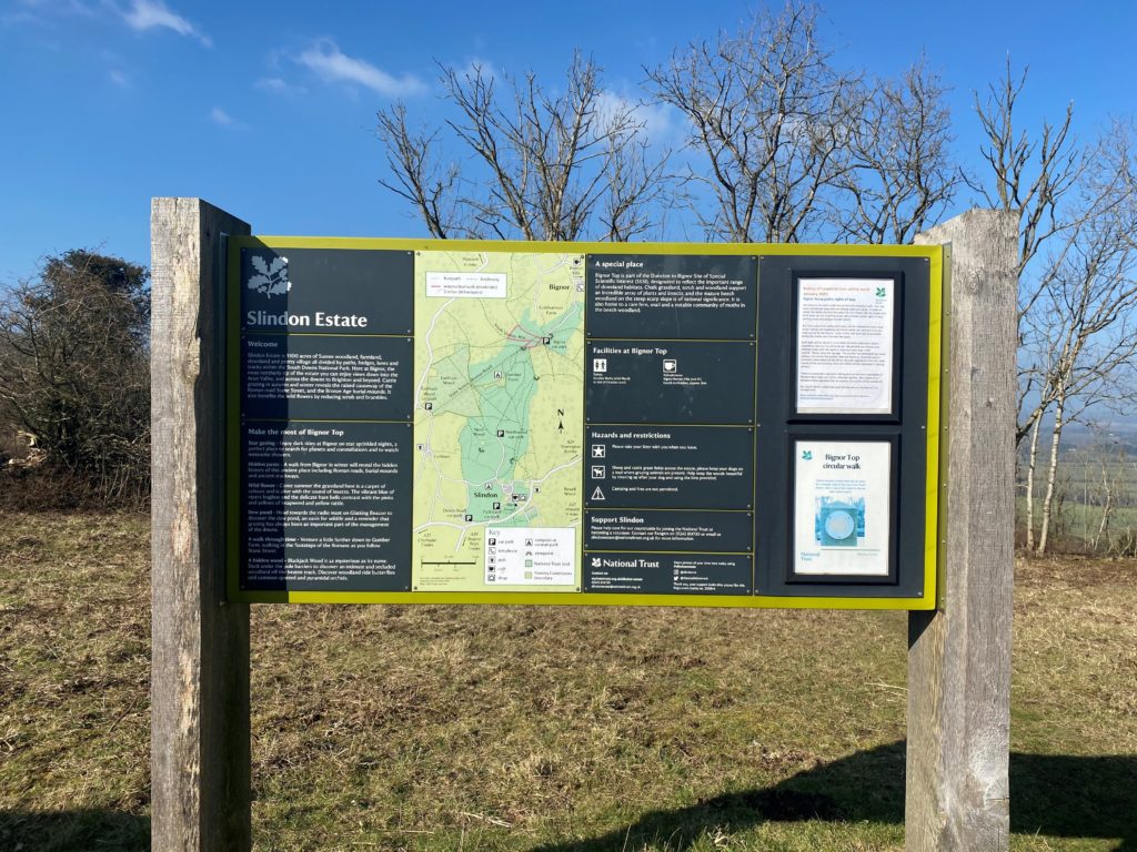 slindon estate information board