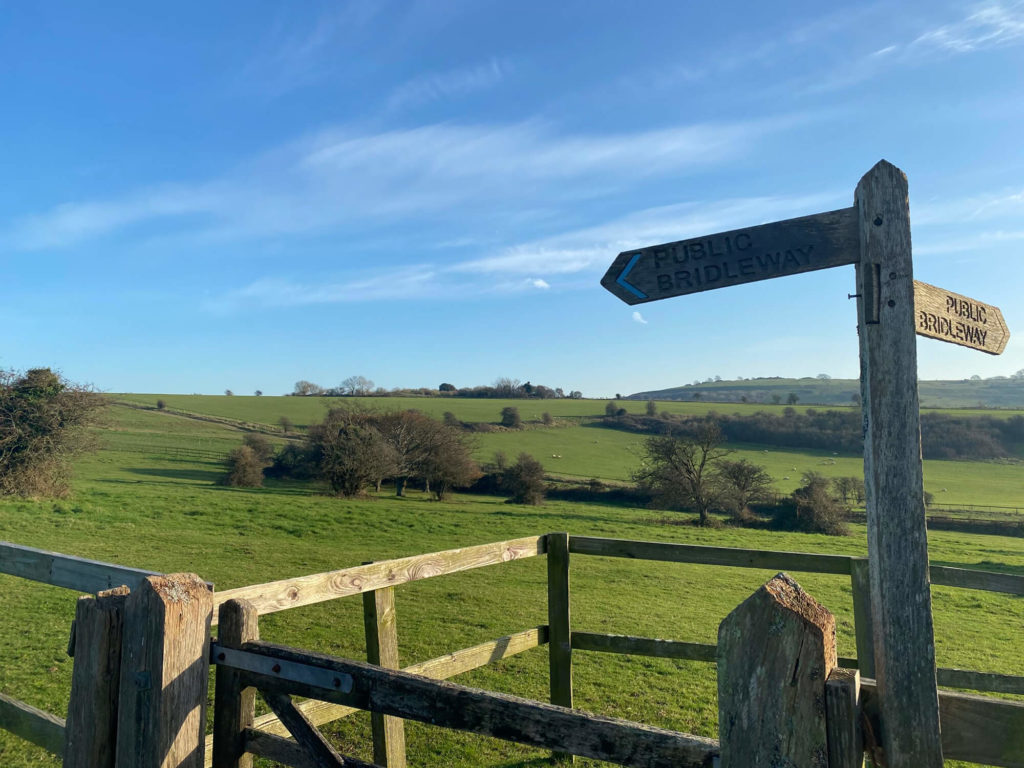 Findon walk near Cissbury Ring