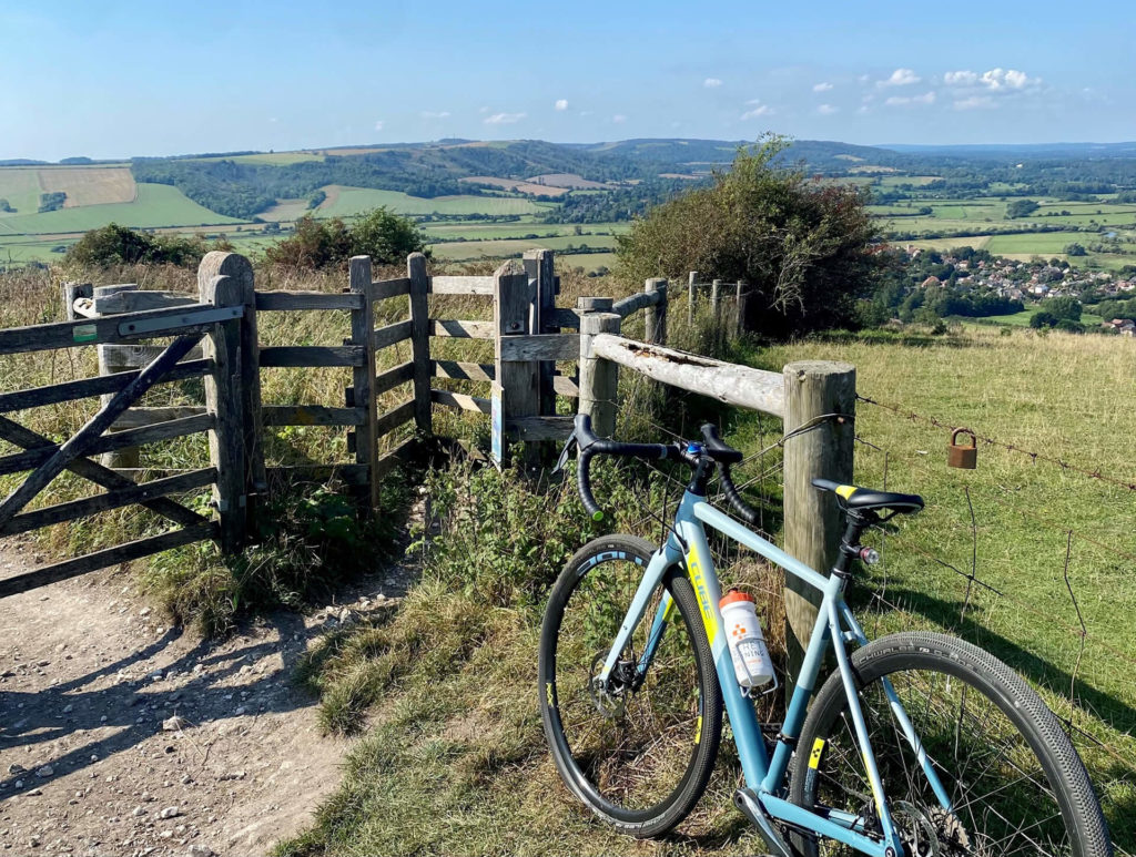 bike on the south downs way