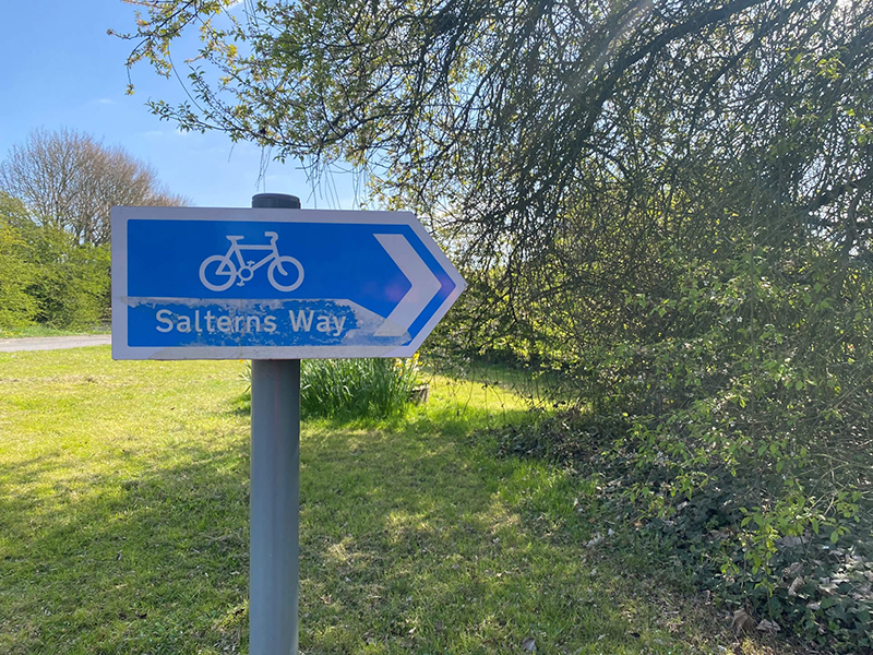 salterns way sign